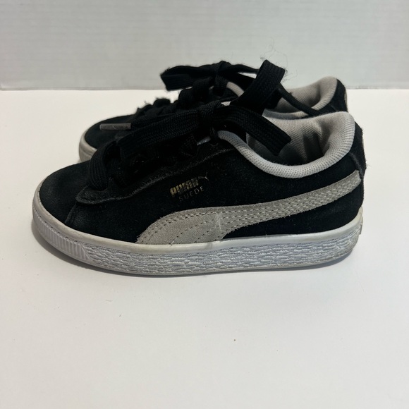Pumas Kids/toddler Black Sneakers size 10 - Picture 4 of 8